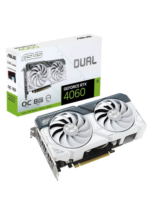 GPU RTX 4060 8GB OC ASUS DUAL WHITE